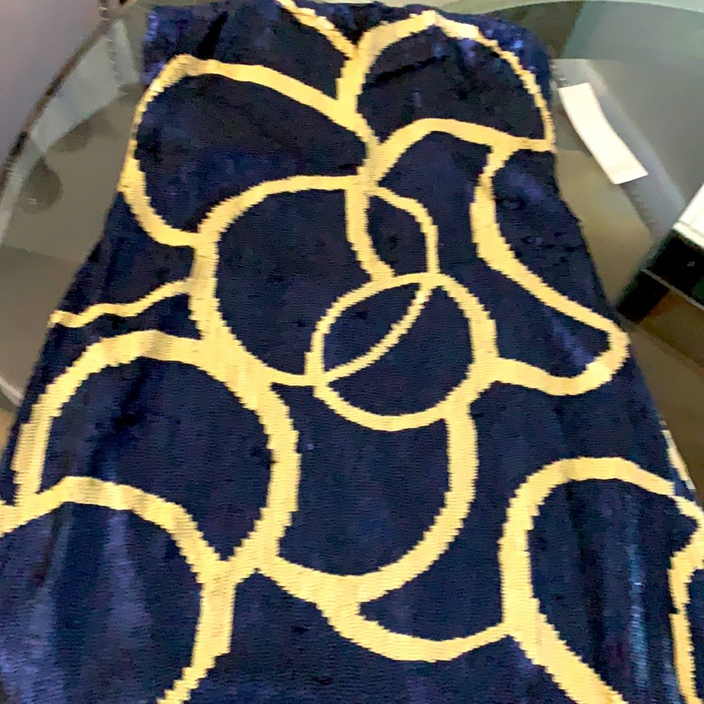 Strapless Sequins Dress